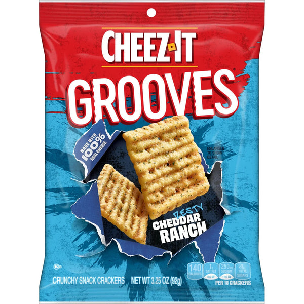 Cheez-It  Grooves Cheddar Ranch - 3.25oz Big Bag (92g)