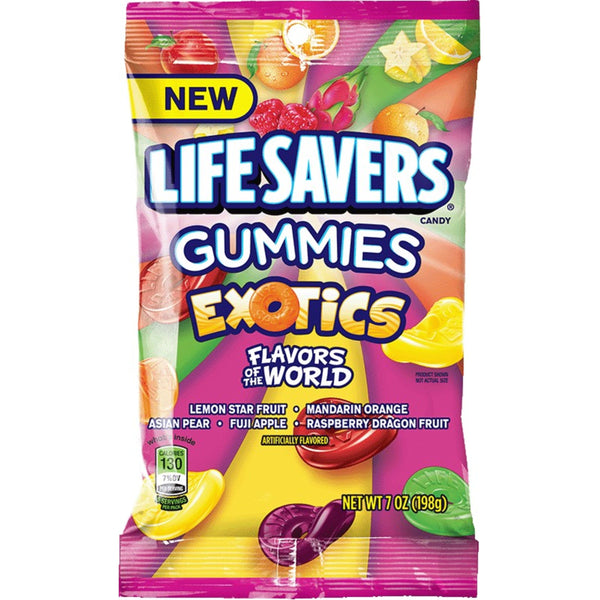 Life Savers Life Savers Exotics Gummies Candy 198g