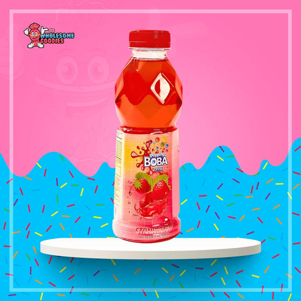 Popping Boba Drink Strawberry Flavour 500ML