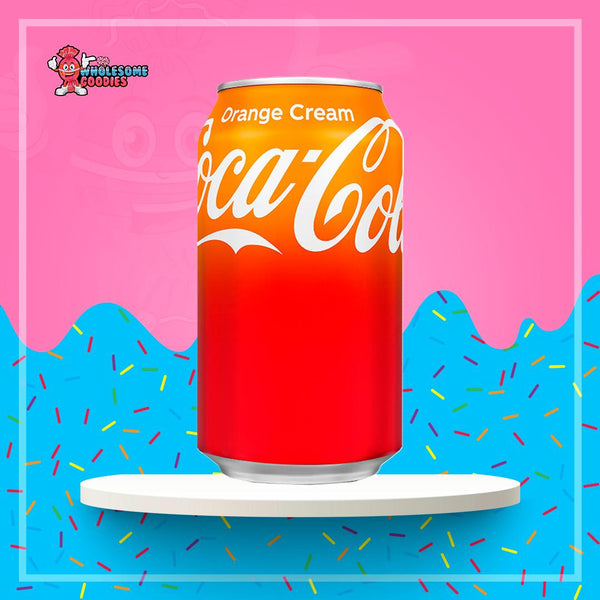 Coca Cola Orange Cream Can USA