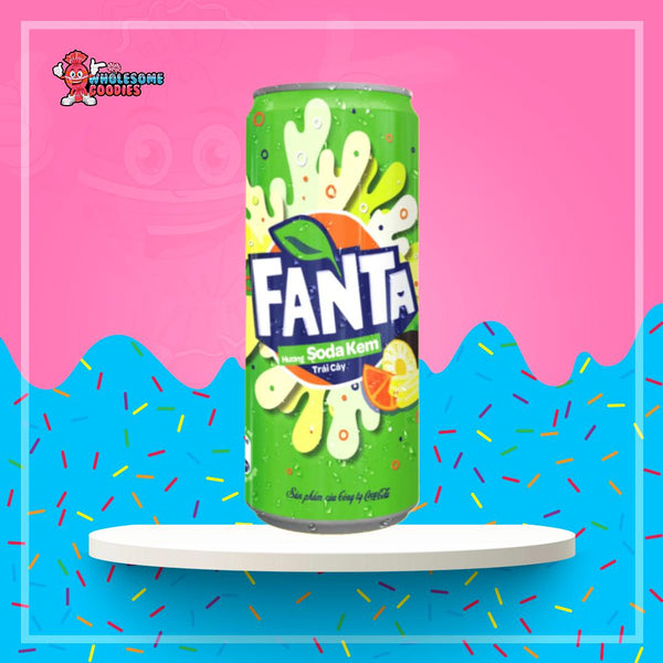 Fanta Fruity Cream Soda (Soda Kem) 330ml