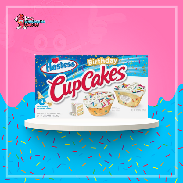 Hostess Birthday CupCakes 8-Pack- 13.1oz (371g)