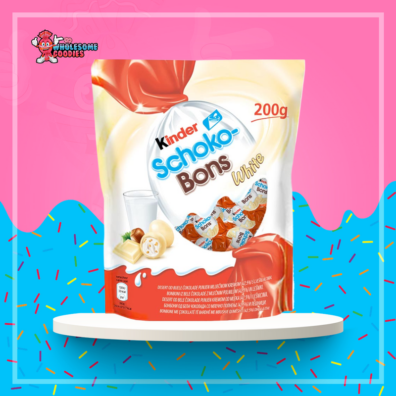 Kinder Schoko Bons White Chocolate 200g (Spain)