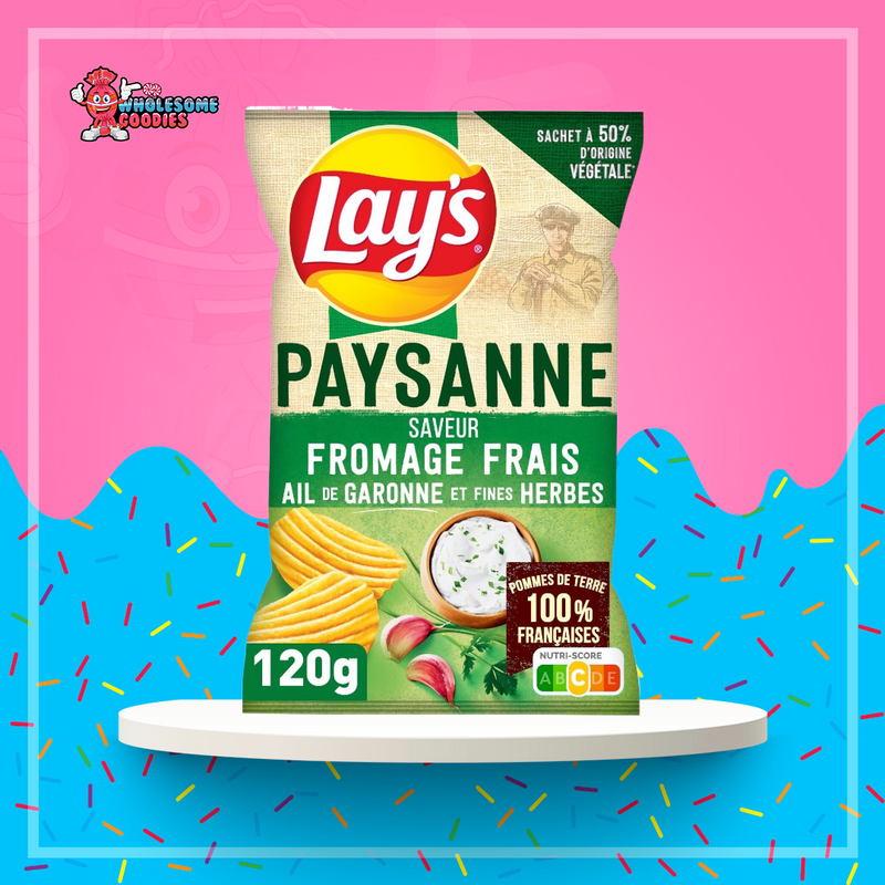 Lays Paysanne Cheese, garlic and herbs 120g