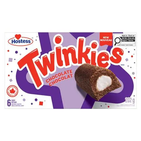 Hostess Twinkies Chocolate Canadian Fun Pack (202g)