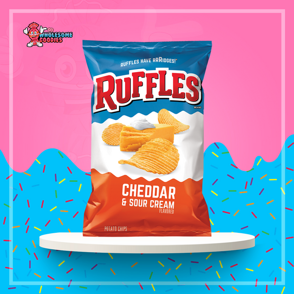Ruffles Cheddar and Sour Cream Chips (184g)