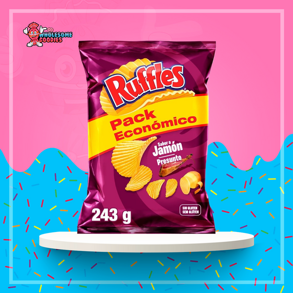 Ruffles Jamon Patatas Fritas 243g (Spain)