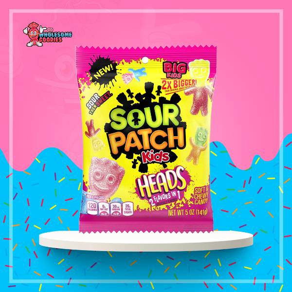 Sour Patch Big Kids Heads - 5oz (141g)