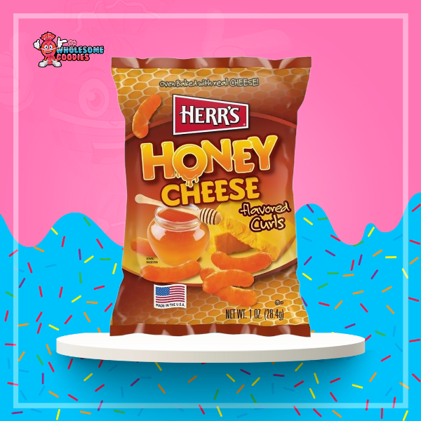 Herr’s Honey Cheese Curls 184g Big