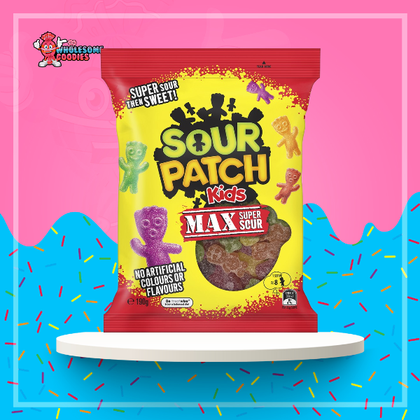 Sour Patch Kids Max Super Sour 190g (Australian)