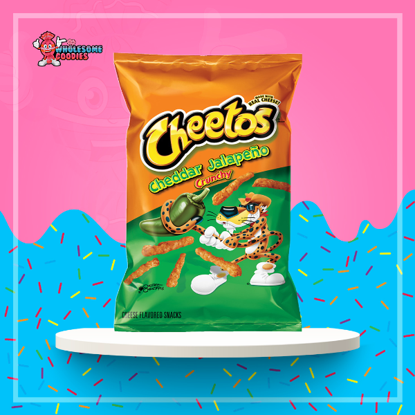 Cheetos Cheddar Jalapeño Crunchy 226g