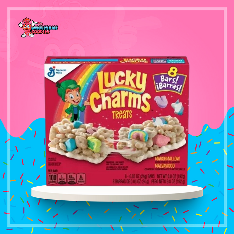 Lucky Charms Cereal Treat Bars - 8 Pack - 6.8oz (192g)