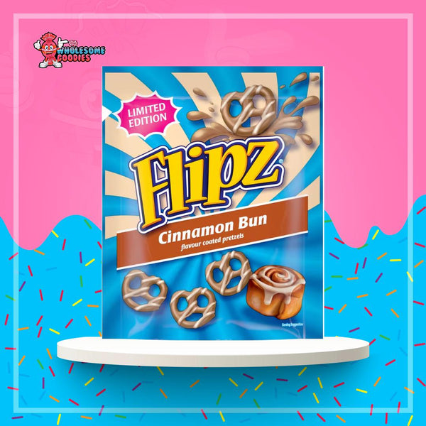 Flipz Cinnamon Bun Flavour Coated Pretzels 90g