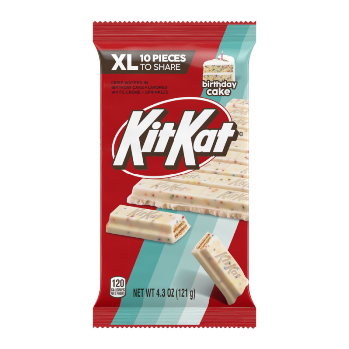 Kit Kat Limited Edition Birthday Cake XL Bar - 4.3oz (121g)