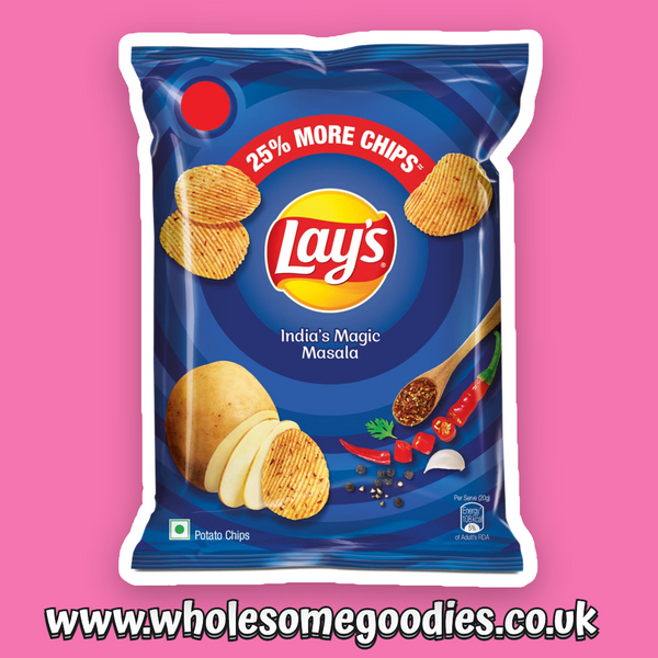 Lays India's Magic Masala Potato Chips -Snack Bag Size 50g