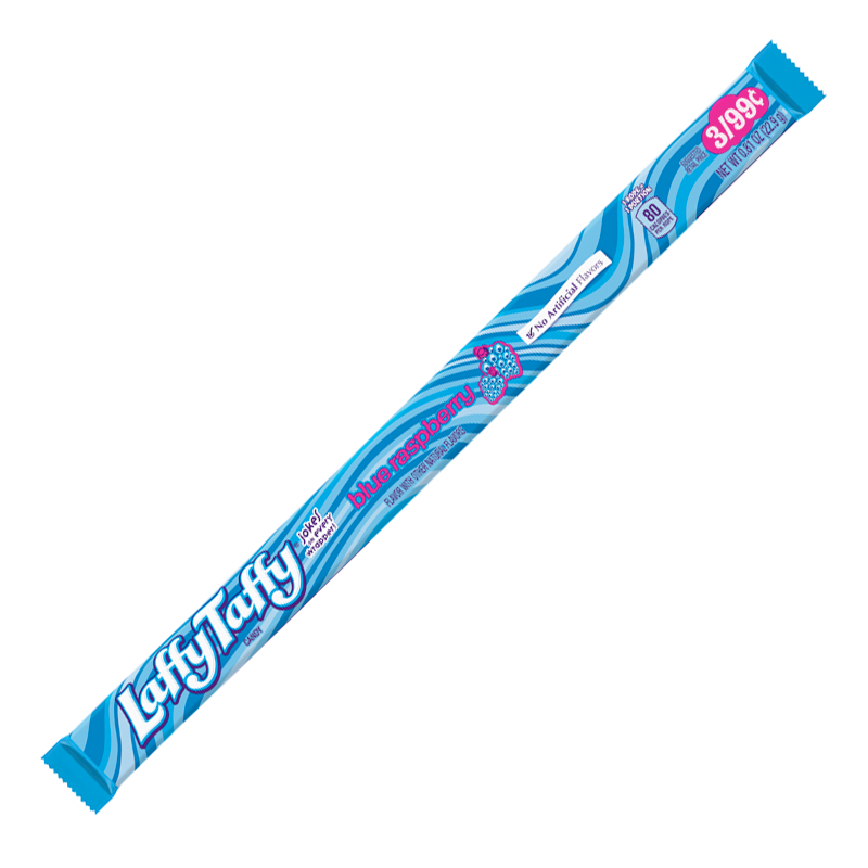 Laffy Taffy Blue Raspberry Rope Candy - 0.81oz (22.9g)